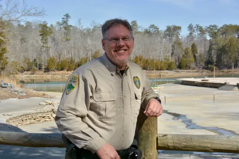 Big Ridge State Park superintendent Keith Montgomery