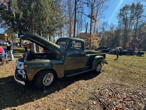 One of the 65 vehicles who showed up for the car show