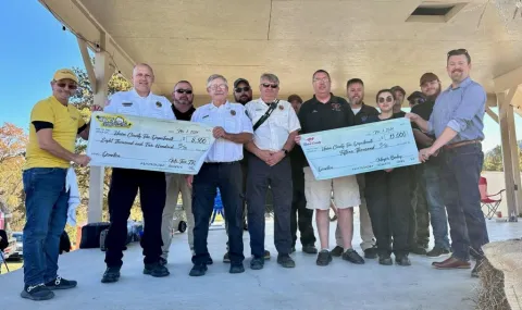 Union County Fire Departments receive $23,500 total in donations