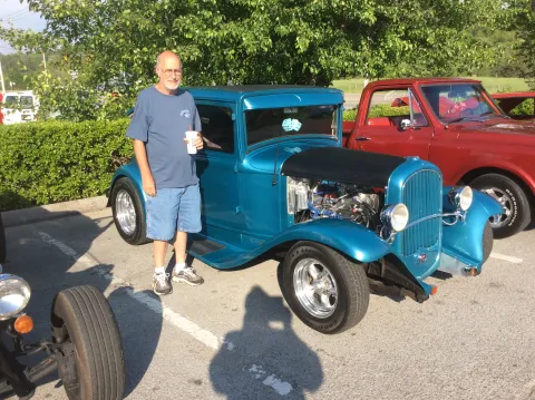 Stanley with his new ride.