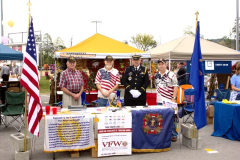 VFW post 8682, American Legion post 212 and the Tri County Honor Guard