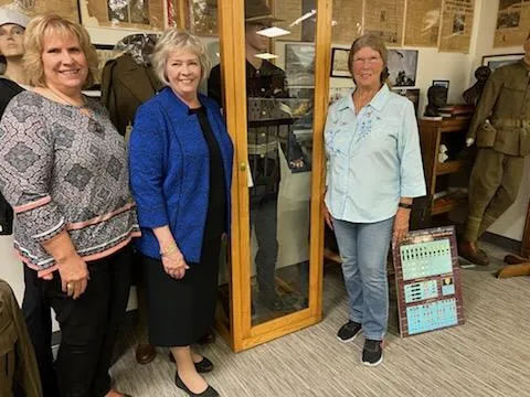 DAR Grant Coordinator, Jill Jones Lazuka, TSDAR State Regent, Emily Robinson and Veronica Fox, UCHS Board Member of the Ocoee Chapter of TSDAR