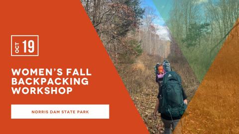 Women's Fall Backpacking Workshop at Norris Dam State Park