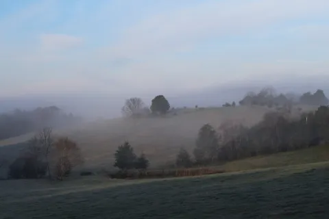 Fog Lifting - Union County, Tennessee