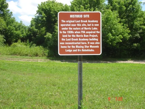 Lost Creek School Historic Sign