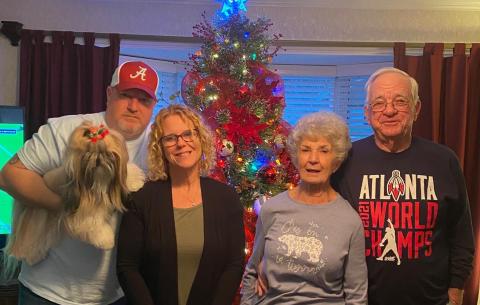 Walker family. Clint, Mandi, Jewel, and Tommy Walker family. Clint, Mandi, Jewel, and Tommy