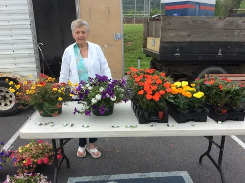 We have hundreds of beautiful Plants and Flowers. Come out and support the Union County Farmers Market.