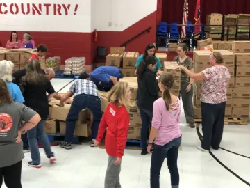 Food Distribution Held in Sharps Chapel