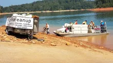 Norris Lake Cleanup at Oak Grove