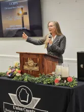 Speaker at 2024 prayer breakfast, Suzanne Stelling