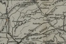 Civil War Map of East Tennessee