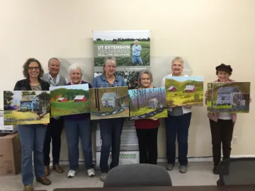 Left to Right: Mary Johnson, Carol Pratt, Judy Sexton, Jeri Lett, Frances Russell, Judi Gerew